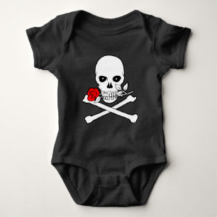 Piratenflagge Baby Strampler