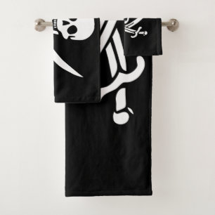 Piratenflagge Badhandtuch Set