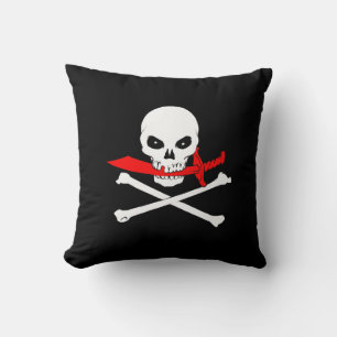 Piratenflagge (Cutlass) Sitzkissen Kissen