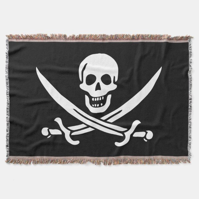 Piratenflagge Decke (Vorderseite)