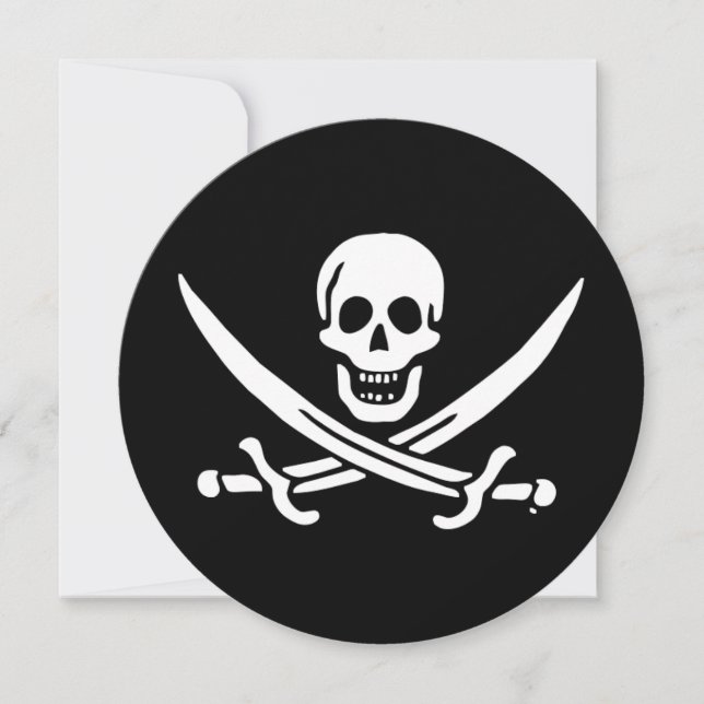 Piratenflagge der Piratenflagge (Vorderseite)