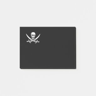 Piratenflagge der Piratenflagge Post-it Klebezettel