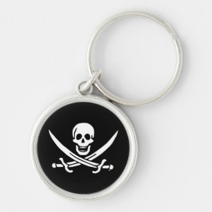 Piratenflagge der Piratenflagge Schlüsselanhänger
