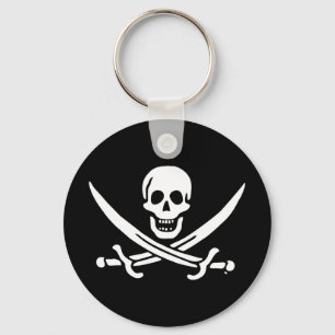 Piratenflagge der Piratenflagge Schlüsselanhänger