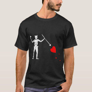 Piratenflagge der Schwarzbarte-Piratenflagge T-Shirt