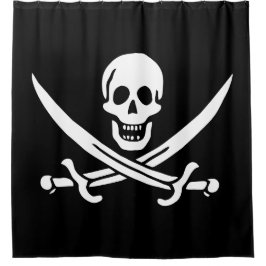 Piratenflagge Duschvorhang