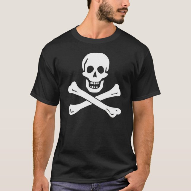 Piratenflagge Edward Englands T-Shirt (Vorderseite)