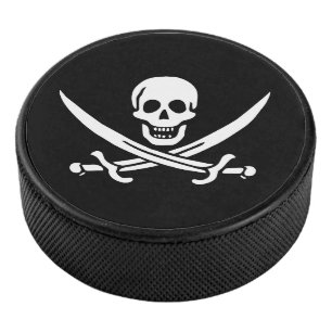 Piratenflagge Eishockey Puck