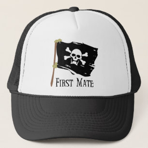 Piratenflagge-erster Kamerad Truckerkappe