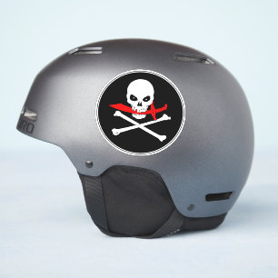 Piratenflagge (Glas) Vinyl Stickers Aufkleber