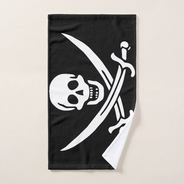 Piratenflagge Handtuch (Handtuch)
