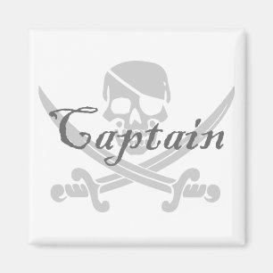 Piratenflagge-Kapitän Magnet