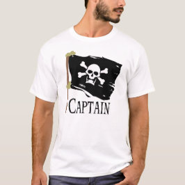 Piratenflagge-Kapitän T-Shirt
