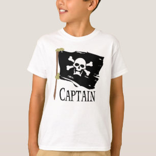 Piratenflagge-Kapitän T-Shirt