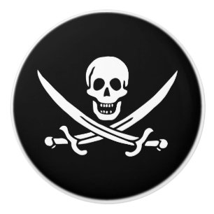 Piratenflagge Keramikknauf
