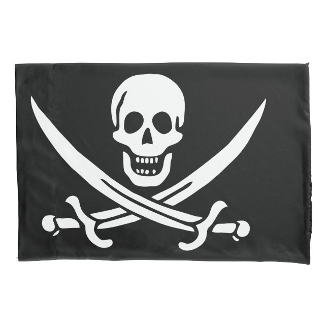 Piratenflagge Kissenbezug (Vorderseite)
