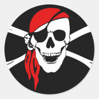 Piratenflagge Knochen Schädelgefährdungssymbol
