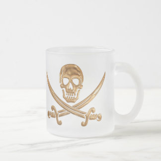 Piratenflagge Mattglastasse