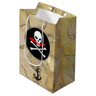 Piratenflagge Mittlere Geschenktüte