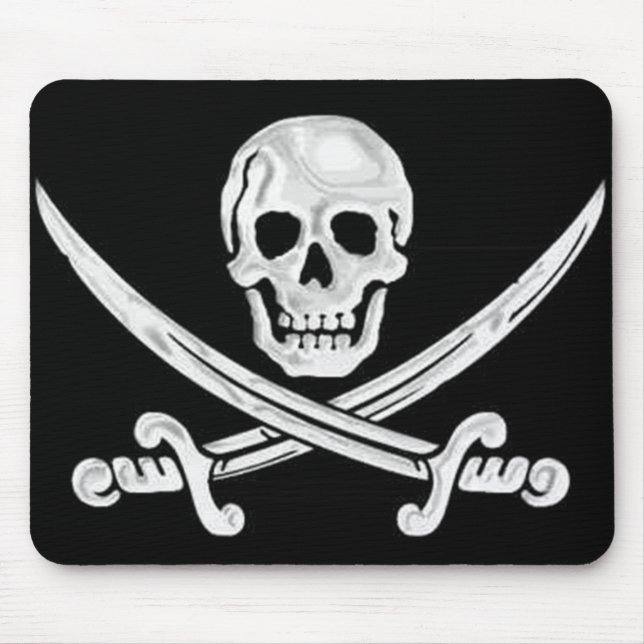 Piratenflagge Mousepad (Vorne)