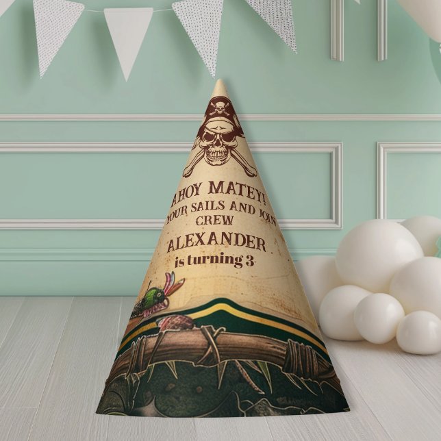 Piratenflagge Pirate Birthday Party Partyhütchen (Von Creator hochgeladen)