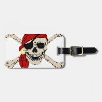 Piratenflagge Pirate Skull Bones Red Bandanna