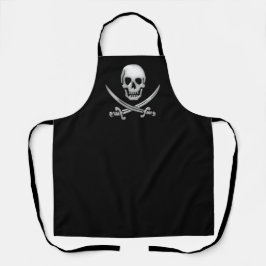 Piratenflagge Pirate Skull & Sword Crossbones Schürze