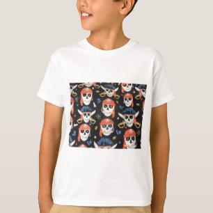 Piratenflagge Pirate Skulls T-Shirt