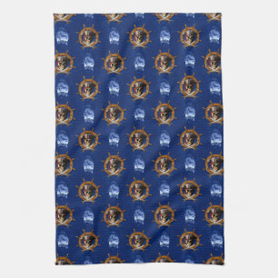 Piratenflagge Pirate Wheel Handtuch
