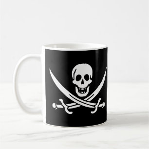 Piratenflagge-Piraten-Flaggen-Tasse Kaffeetasse