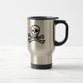Piratenflagge-Piraten-Grog-Reise-Tasse Reisebecher