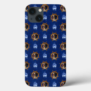 Piratenflagge-Piraten-Rad iPhone 13 Hülle