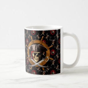 Piratenflagge-Piraten-Rad Kaffeetasse