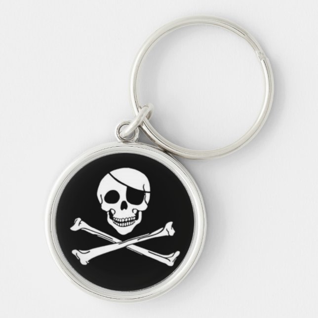 Piratenflagge-Piraten-Schlüsselanhänger Schlüsselanhänger (Vorne)
