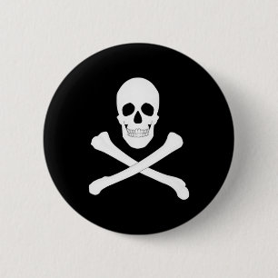 Piratenflagge (Piratenflagge) Button