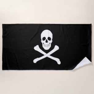 Piratenflagge (Piratenflagge) Strandtuch