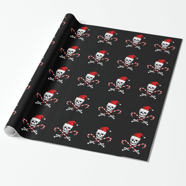 Piratenflagge-Sankt-Verpackungs-Papier Geschenkpapier (Ungerollt)