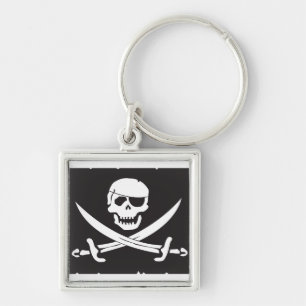 Piratenflagge-Schädel- u. Klinge-Schlüsselanhän Schlüsselanhänger