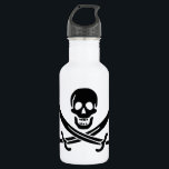 Piratenflagge Skull Crossed Schwerter Edelstahlflasche<br><div class="desc">Piratenflagge Schädel und überquerte Schwerter Piratenflagge. Die Flagge ist mit John Rackham assoziiert,  gemeinhin als Calico Jack bekannt.</div>