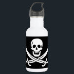 Piratenflagge Skull Crossed Schwerter Edelstahlflasche<br><div class="desc">Piratenflagge Schädel und überquerte Schwerter Piratenflagge. Die Flagge ist mit John Rackham assoziiert,  gemeinhin als Calico Jack bekannt.</div>