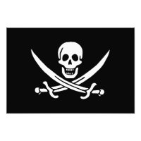 Piratenflagge Skull Crossed Schwerter