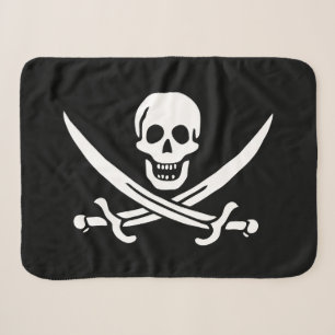 Piratenflagge Skull Crossed Schwerter Sherpadecke