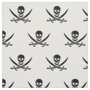 Piratenflagge Skull Crossed Schwerter Stoff
