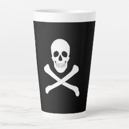 Piratenflagge (Skull und Crossbones) (Piratenflagg Milchtasse
