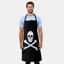 Piratenflagge (Skull und Crossbones) (Piratenflagg Schürze