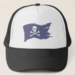 Piratenflagge, Textbuchstaben hinzufügen Anpassbar Truckerkappe