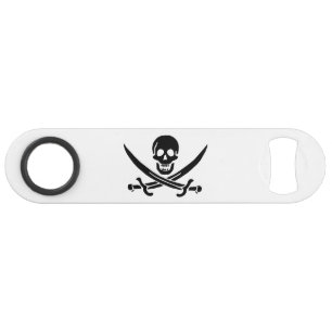 Piratenflagge Totenkopf gekreuzte Schwerter Speed Flaschenöffner