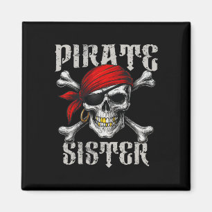 Piratenflagge und Piratenflagge Magnet