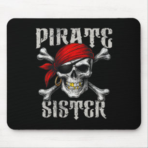Piratenflagge und Piratenflagge Mousepad