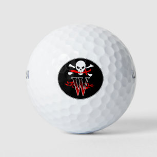 Piratenflagge W Monogram Golf Balls Golfball